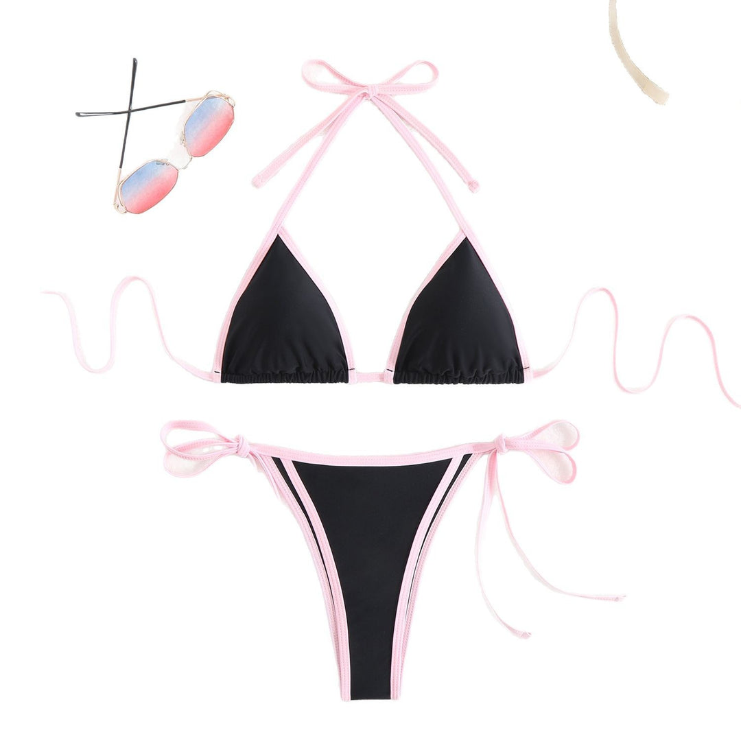 Damen Triangel-Bikini mit verspielten Schleifen Echo Archiv