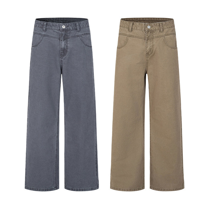 Damen Tiefsitzende Baggy-Denimhose mit ultraweitem Bein und relaxed-Fit Echo Archiv