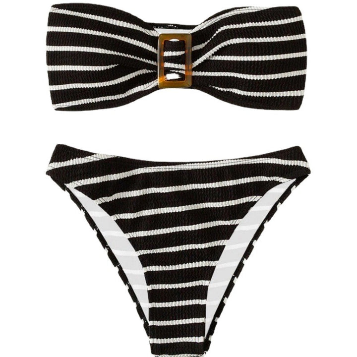 Damen Bandeau-Bikini-Set mit elegantem Schleifendetail Echo Archiv