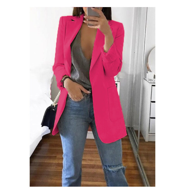 Damen eleganter Blazer mit tailliertem Schnitt und praktischen Taschen Echo Archiv