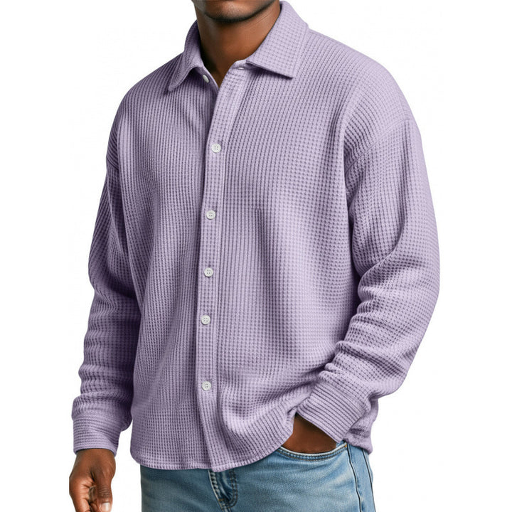 Herren Modische Strickjacke mit hohem Kragen Echoarchiv