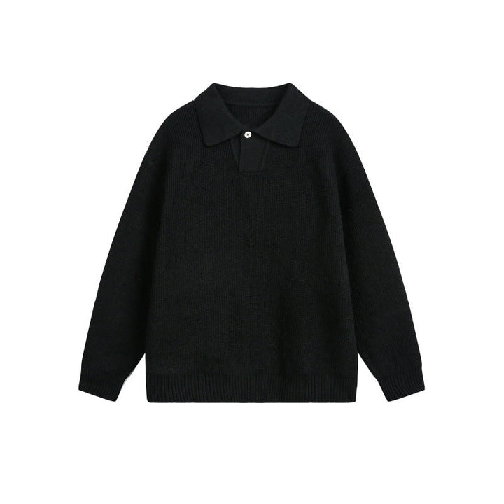 Damen Grobstrick-Polo mit Kentkragen und Oversize-Silhouette Echoarchiv