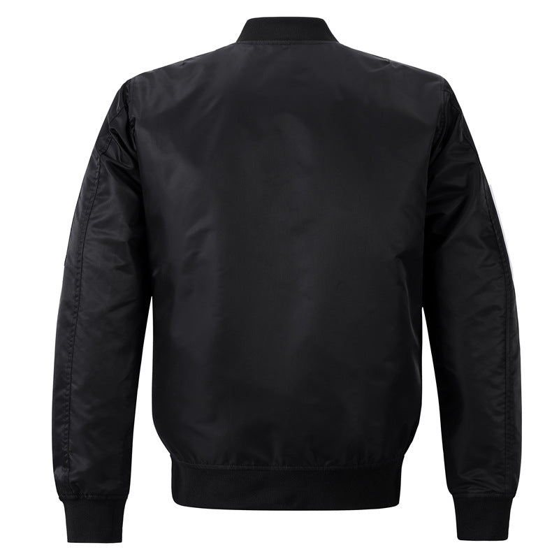 Herren Modische Bomberjacke mit praktischen Taschen – Brevano