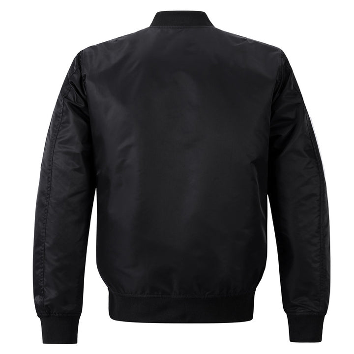 Herren Modische Bomberjacke mit praktischen Taschen – Brevano