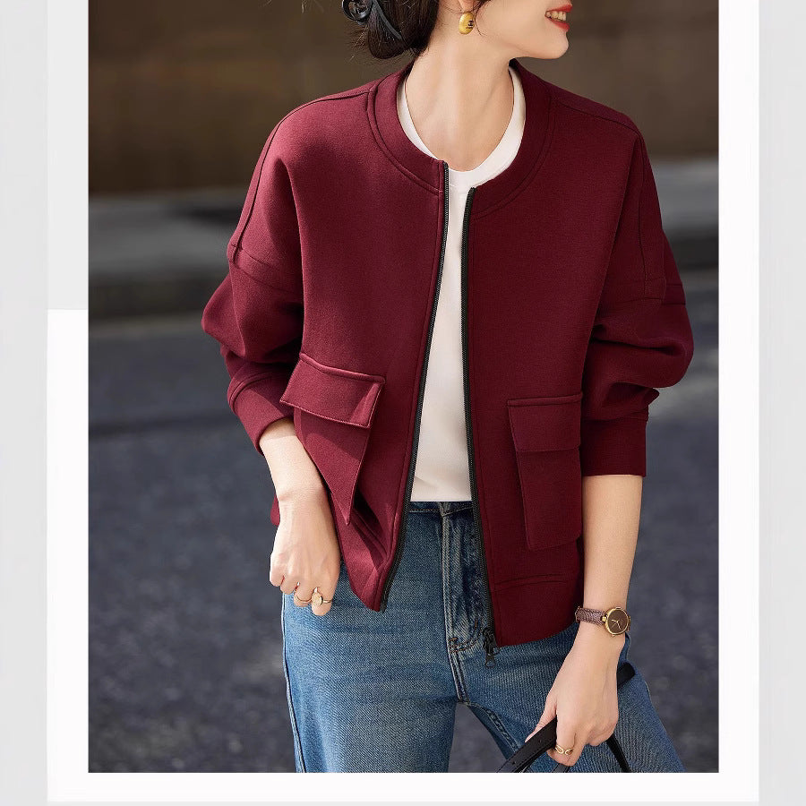 Damen Modische Oversized Sweatjacke Echoarchiv