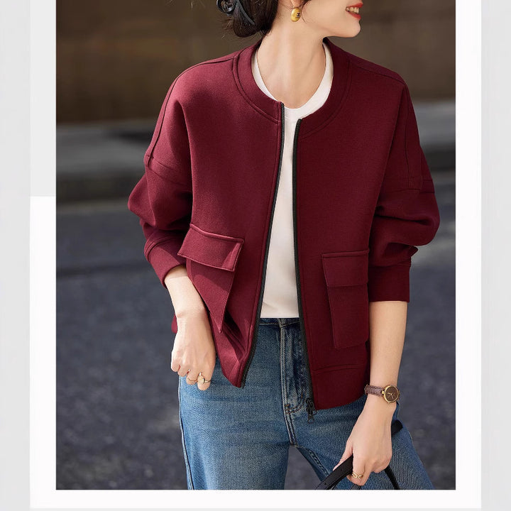 Damen Modische Oversized Sweatjacke Echoarchiv