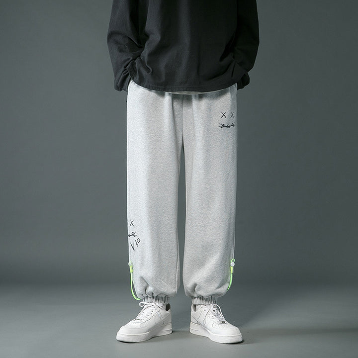 Herren Freizeithose mit Kordelzug und modischem Design Echoarchiv