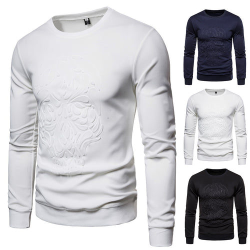 Herren Sweatshirt mit einzigartigem Totenkopfdesign Echoarchiv