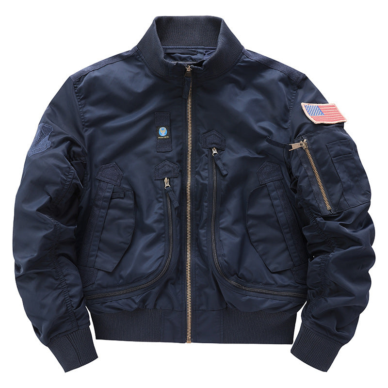 Herren modische Bomberjacke mit isolierendem Innenfutter und praktischen Taschen Echoarchiv
