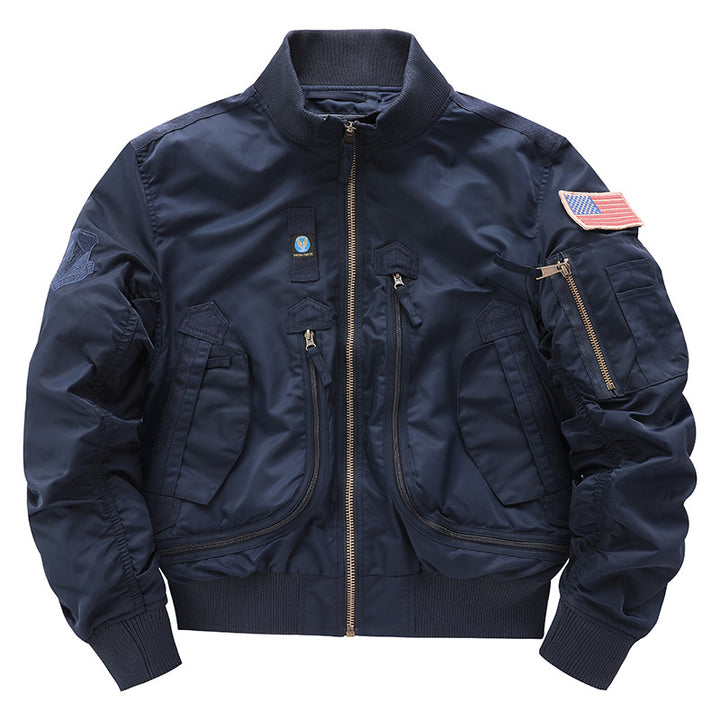 Herren modische Bomberjacke mit isolierendem Innenfutter und praktischen Taschen Echoarchiv