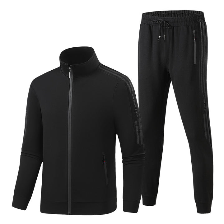 Herren Funktions-Trainingsanzug-Set mit Reißverschlussjacke und elastischer Jogginghose Echo Archiv
