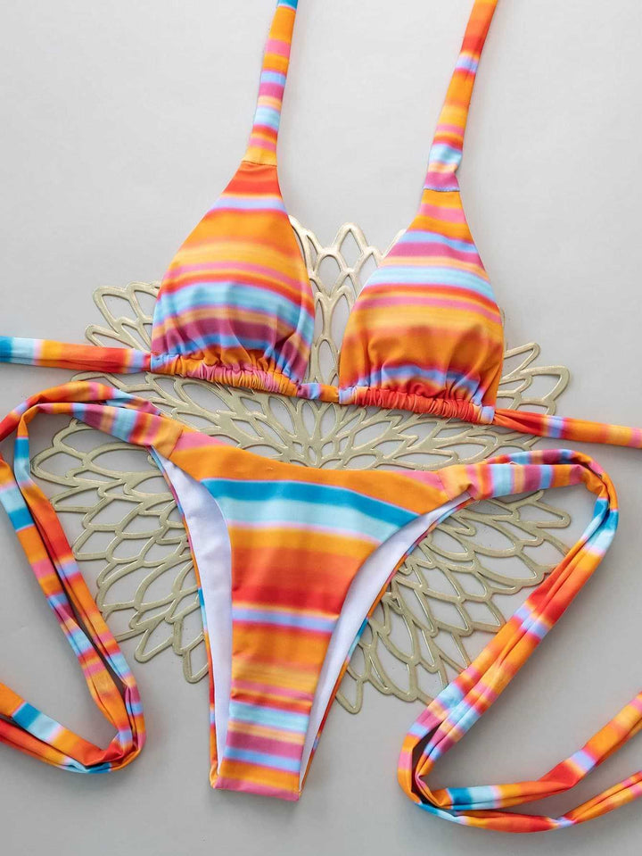 Damen Triangel-Bikini mit verstellbaren Bändern Echo Archiv