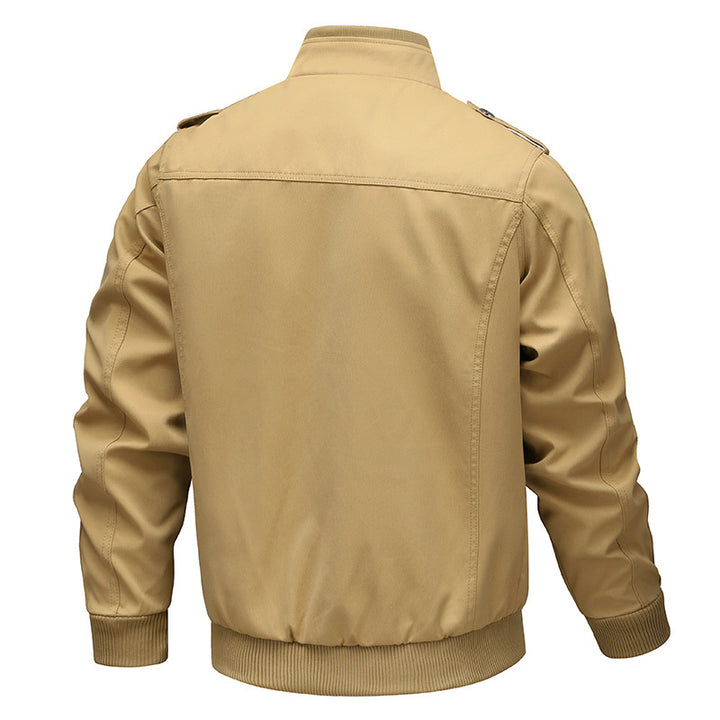 Herren nan leichtes Canvas-Field-Bomberjacke mit verstärkten Nahtpaneelen, verdecktem Zweiwege-Reißverschluss, Schulterpatten und ergonomischer Passform Echo Archiv