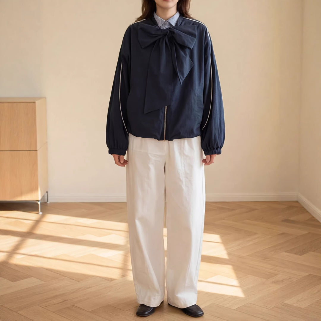 Damen Modische Jacke mit Schleife Echo Archiv