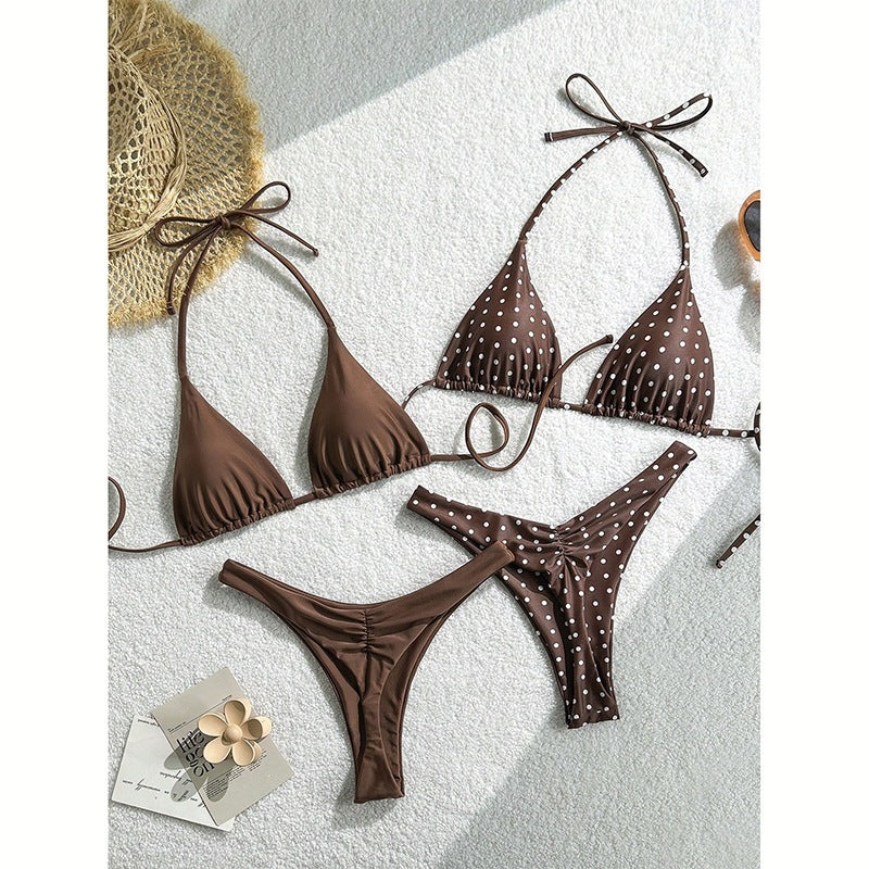 Damen Triangel-Bikini-Set mit raffinierte Details Echo Archiv