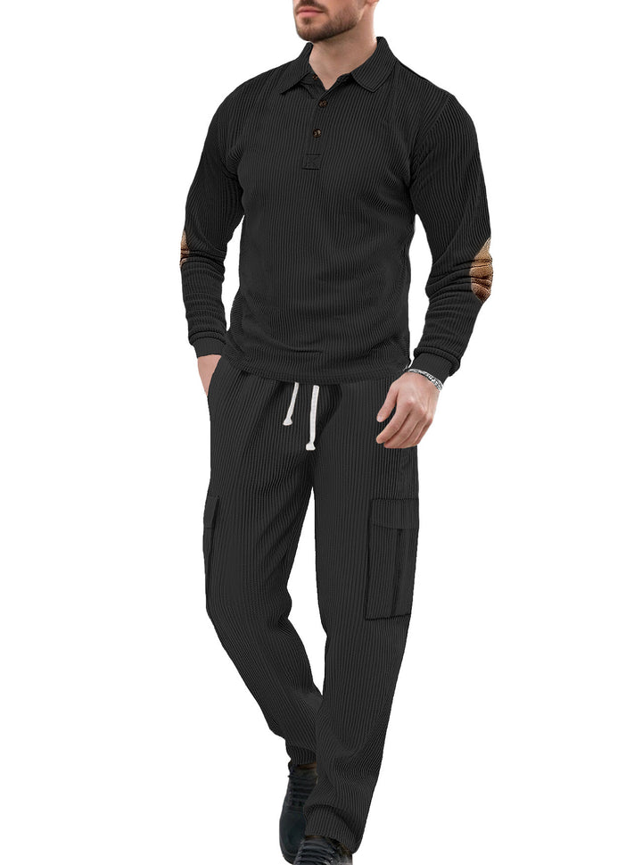 Herren Freizeitanzug mit strukturierter Oberfläche und eleganten Anpassungen Echoarchiv