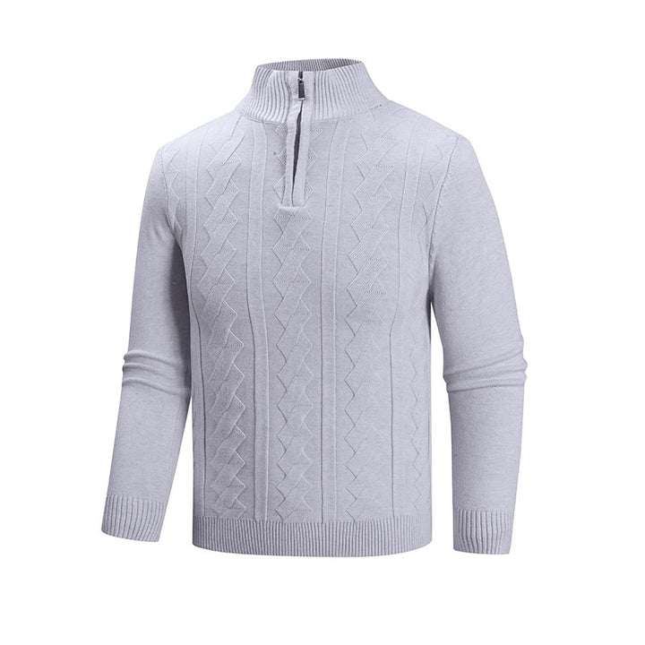 Herren Strickpullover mit hohem Kragen Echoarchiv