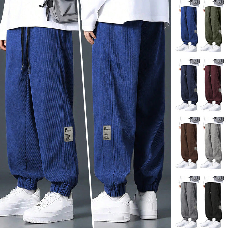 Herren Bequeme und lässige Sweatpants mit elastischem Bund und seitlichen Taschen Echoarchiv
