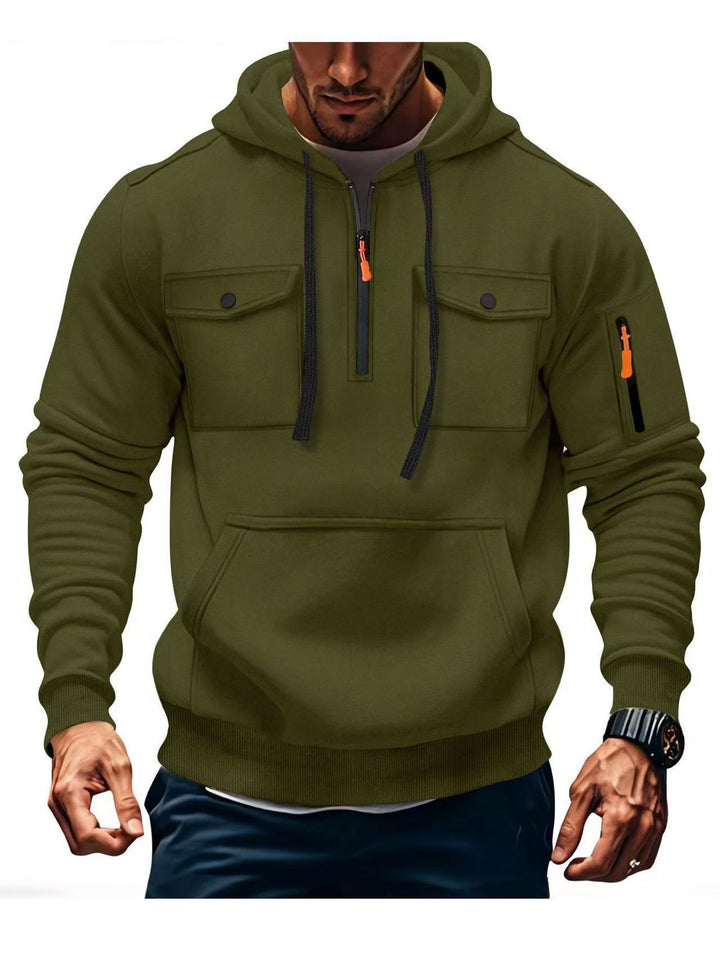 Herren Funktions Hoodie mit praktischen Taschen Echoarchiv