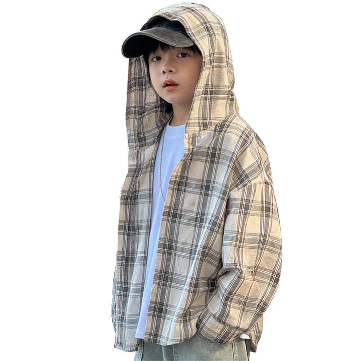 Unisex lässige karierten Hemdjacke Echo Archiv