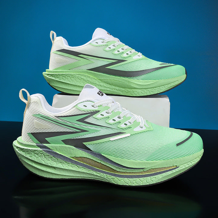 Unisex gepolsterte Straßenlaufschuhe mit rocker-Zwischensohle, energierückführender Dämpfung und atmungsaktivem Mesh-Upper – Tavélo