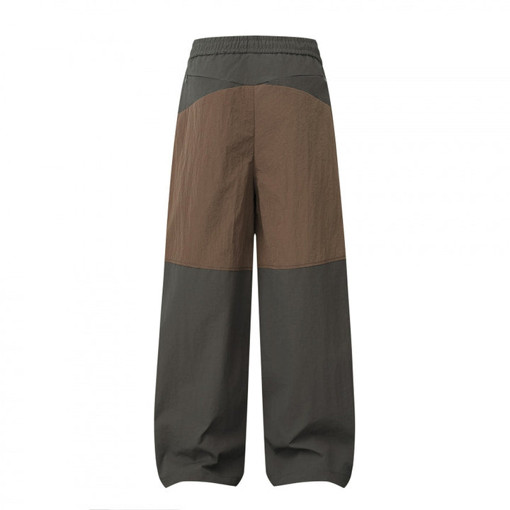 Damen Weite Cargo‑Style Hose mit elastischem Bund, Tunnelzug und seitlichen Einsatzdetails Echo Archiv