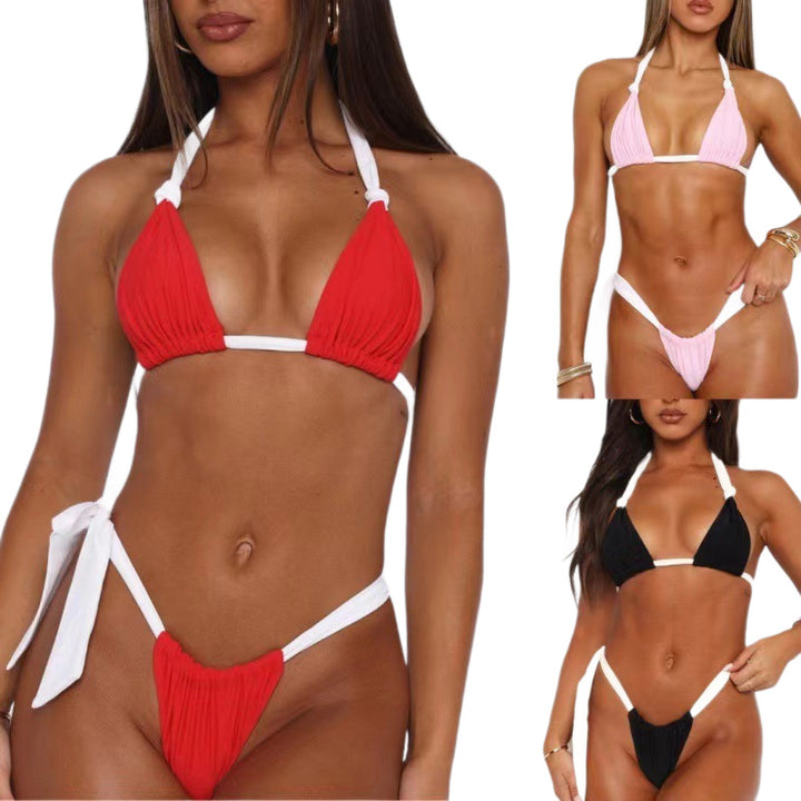 Damen Triangel-Bikini mit feinen Rüschendetails Echo Archiv