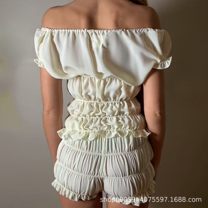 Damen Off-Shoulder Sommeroverall Echo Archiv