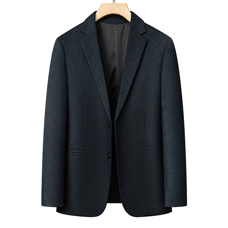 Herren modischer Blazer mit elegantem Strukturmuster Echoarchiv