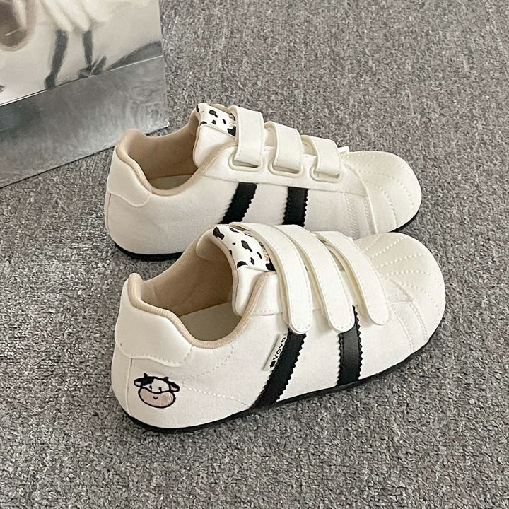 Damen Sneakers mit praktischen Klettverschlüssen und lustigen Tiermotiven Echo Archiv