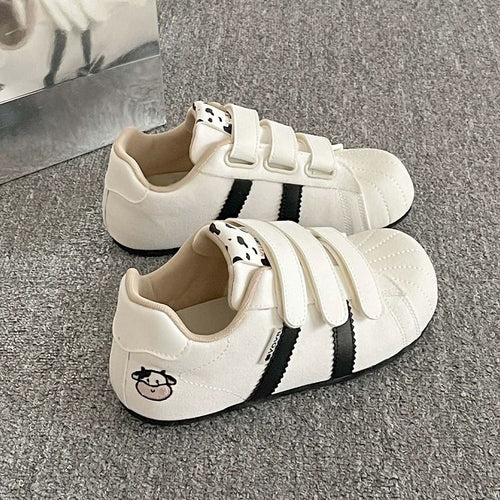 Damen Sneakers mit praktischen Klettverschlüssen und lustigen Tiermotiven Echo Archiv