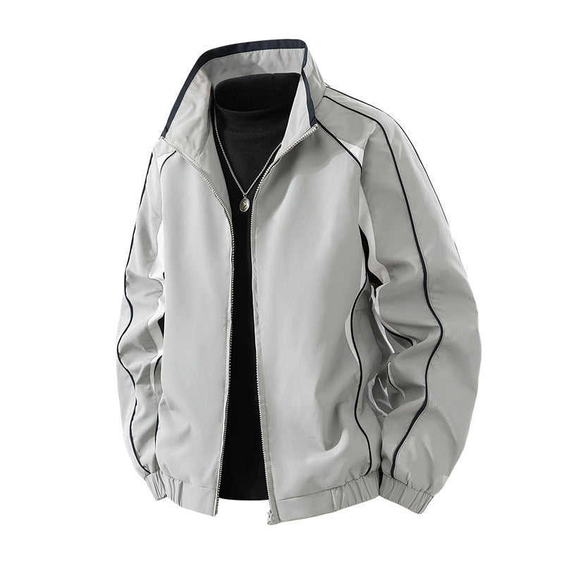 Herren Leichte Sportjacke mit Stehkragen Echo Archiv