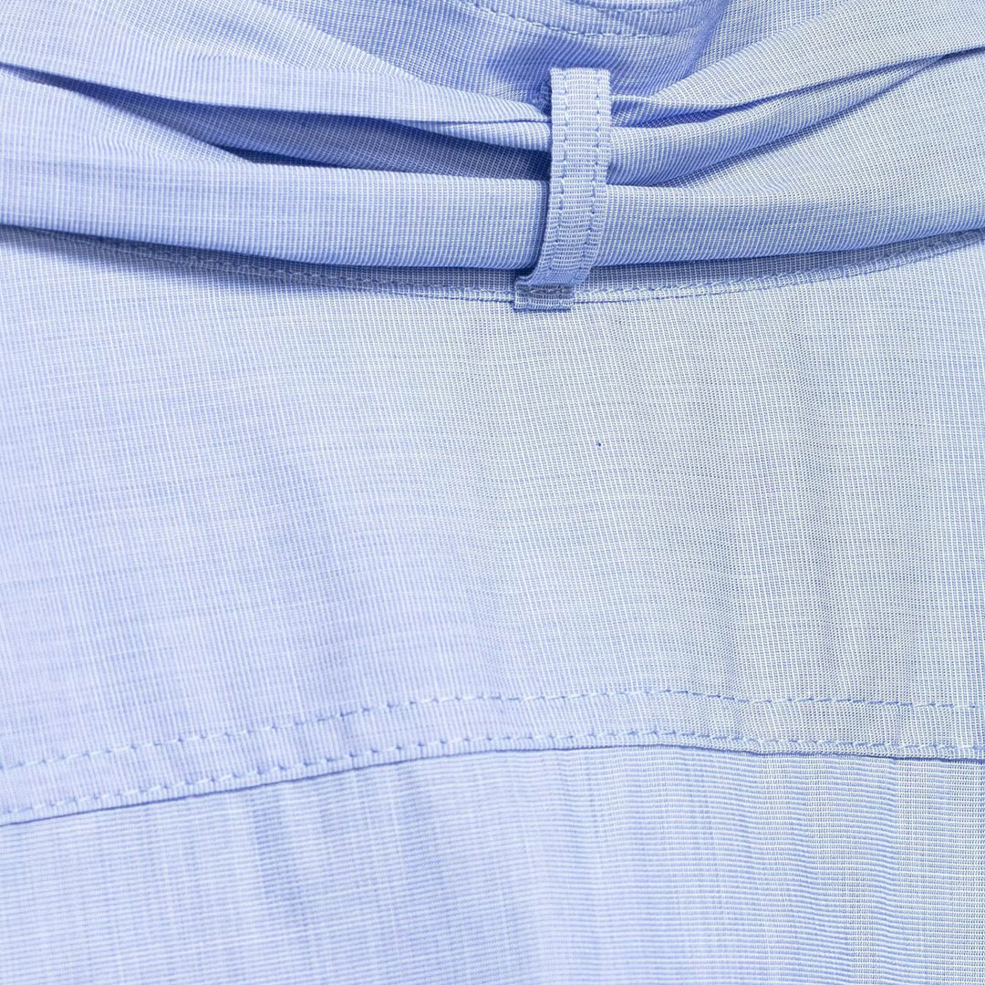 Damen Bluse mit Schleifenkragen und oversized Boxy‑Schnitt Echoarchiv