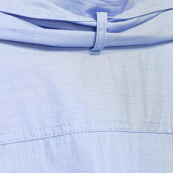 Damen Bluse mit Schleifenkragen und oversized Boxy‑Schnitt Echoarchiv