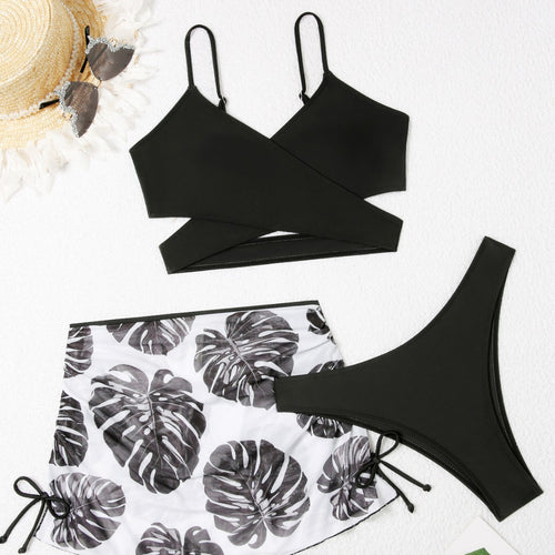 Damen Triangel-Bikini mit elegantem Wickelrock Echo Archiv