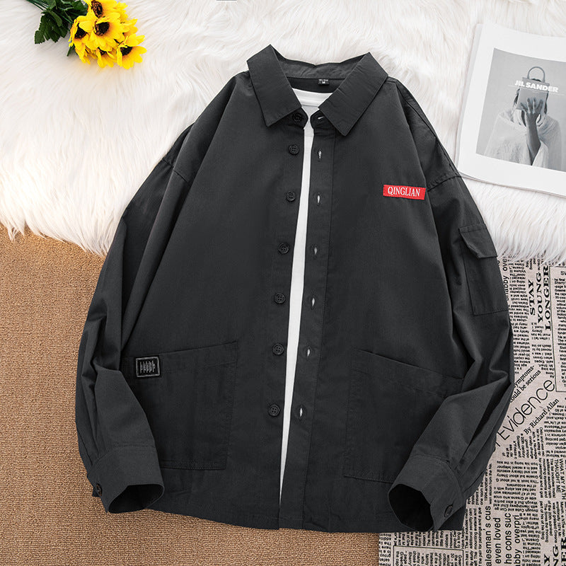 Herren lässige Utility-Jacke mit praktischen Taschen und modernem Schnitt Echoarchiv