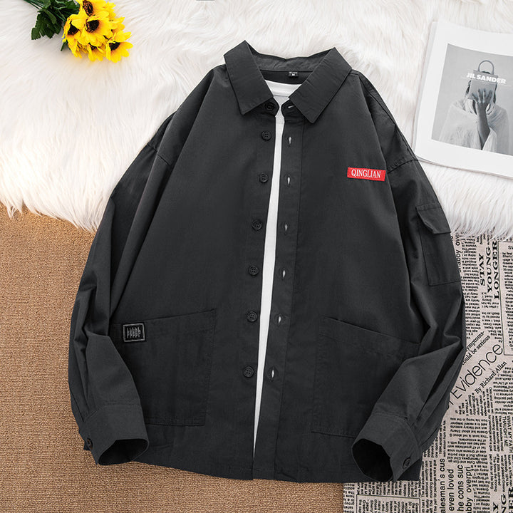 Herren lässige Utility-Jacke mit praktischen Taschen und modernem Schnitt Echoarchiv