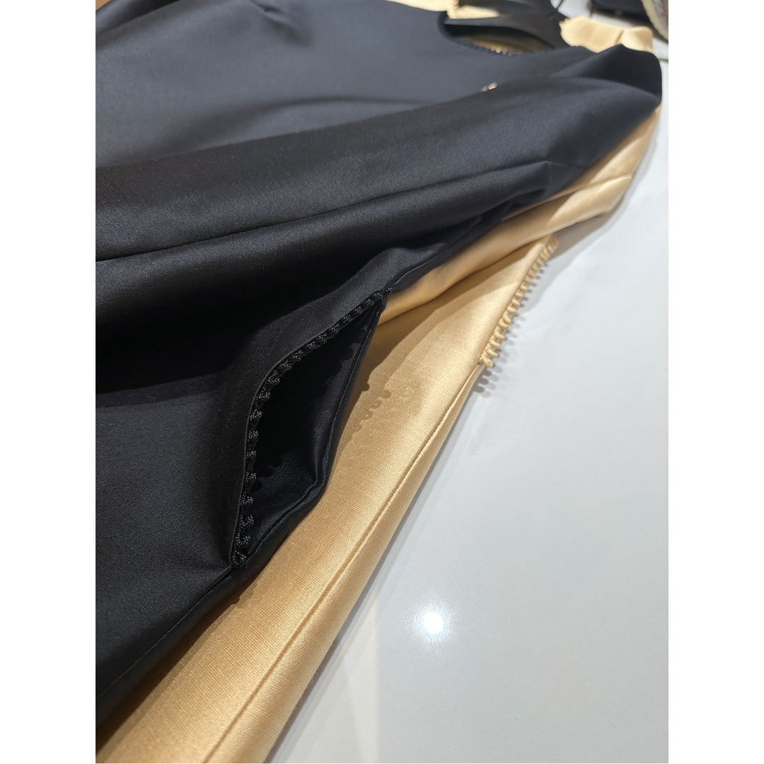 Damen Elegantes Drape Kleid Echoarchiv