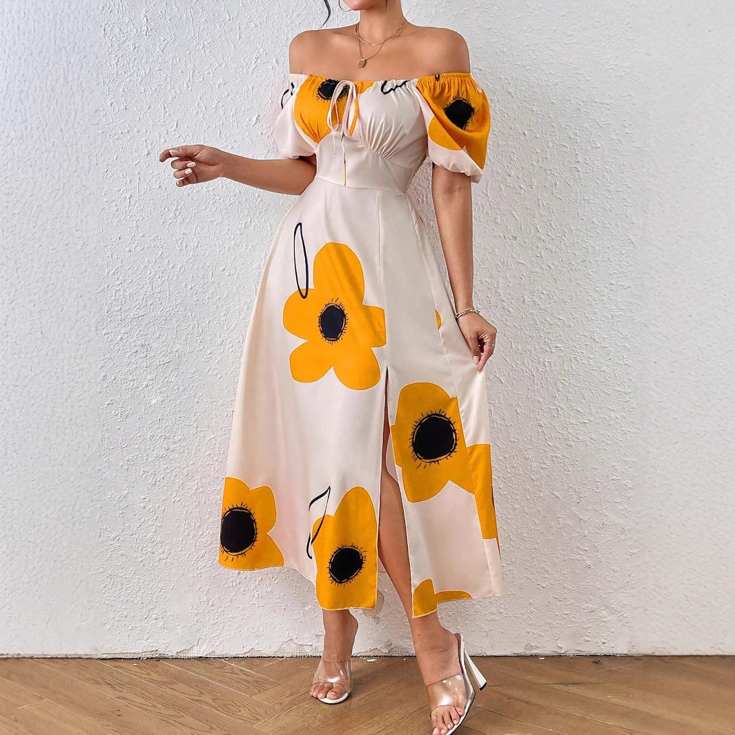 Damen Blütenverziertes Sommerkleid Echo Archiv