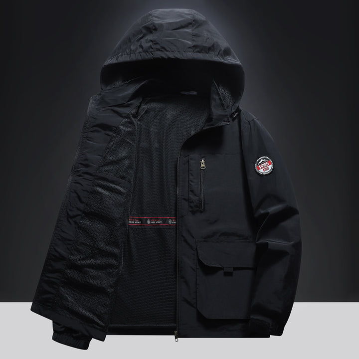 Herren Multifunktionale Übergangsjacke mit seitlichen Taschen Echo Archiv