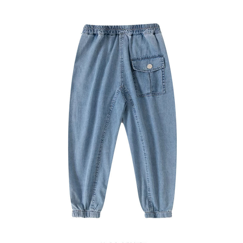 Jungen lässige Denim-Jogginghose mit elastischem Bund Echo Archiv