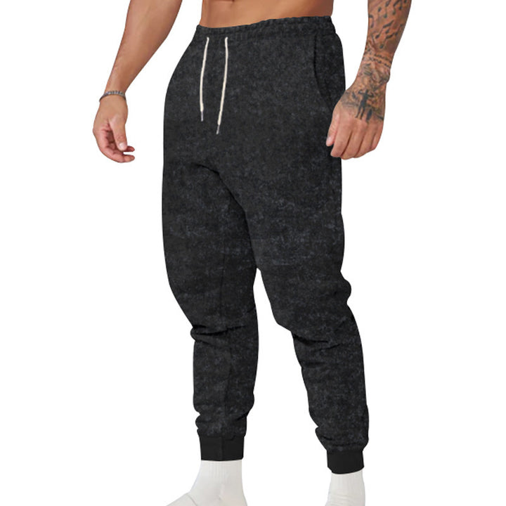 Herren bequeme Sweatpants mit elastischem Bund und sportlichem Style Echoarchiv