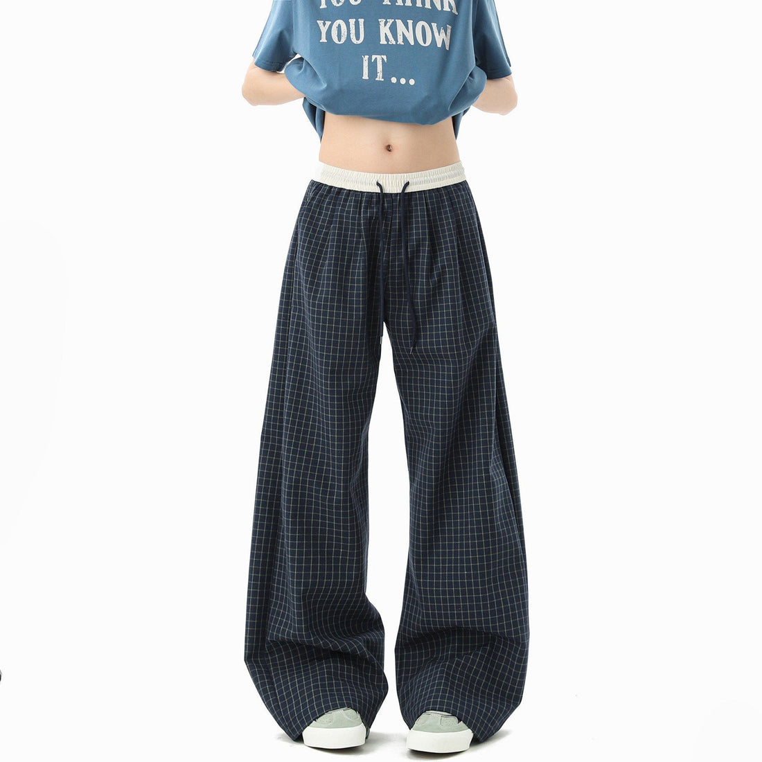 Damen Bequeme weite Freizeithose Echoarchiv