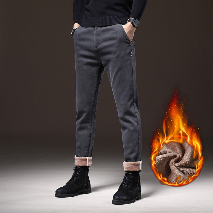 Herren elegante Slim-Fit Freizeithose Echoarchiv