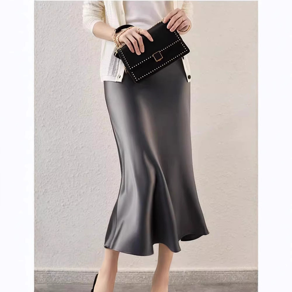 Damen Eleganter Maxirock mit fließendem Schnitt Echoarchiv