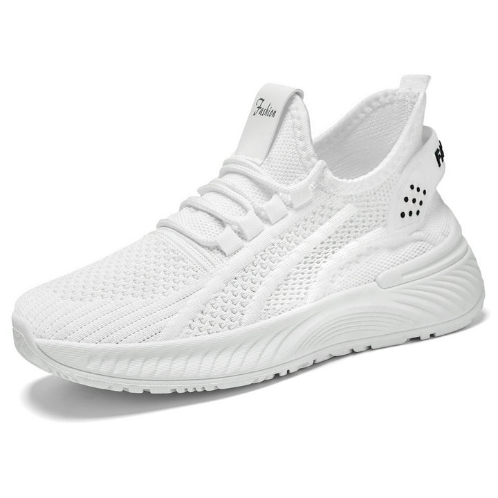 Damen nan atmungsaktiver Strick-Freizeitsneaker mit elastischem Schlupfkragen und gedämpfter Keilsohle Echo Archiv