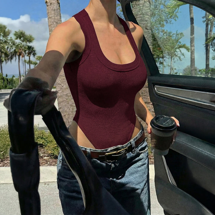 Damen Sportliches Trägershirt aus angenehmem Rippmaterial Echo Archiv