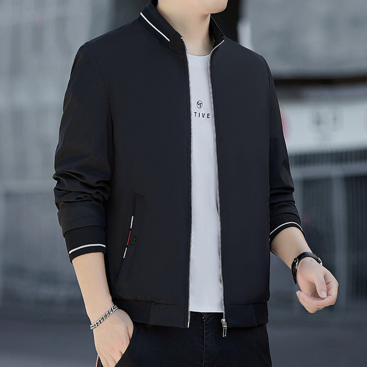 Herren Modische Leichte Bomberjacke Echo Archiv