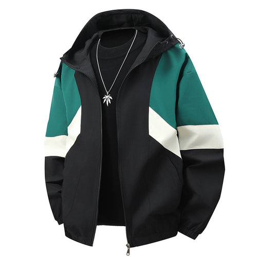 Herren Sportliche Übergangsjacke mit Farbblockdesign Echo Archiv