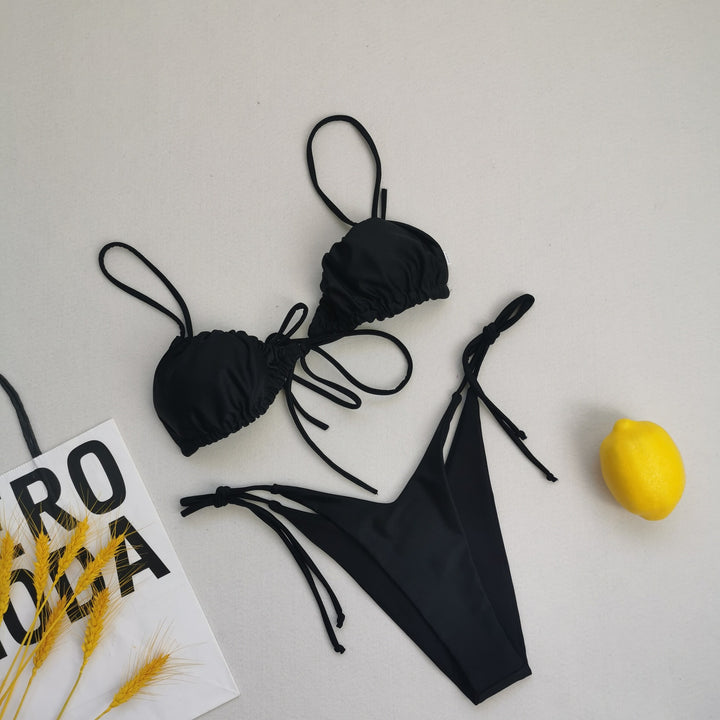 Damen Triangel-Bikini mit regulierbaren Bindebändern Echo Archiv